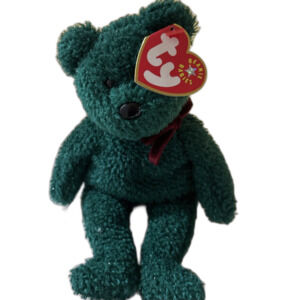 Ty Beanie Baby 2001 Holiday Teddy DOB  December 24, 2000 MWMT